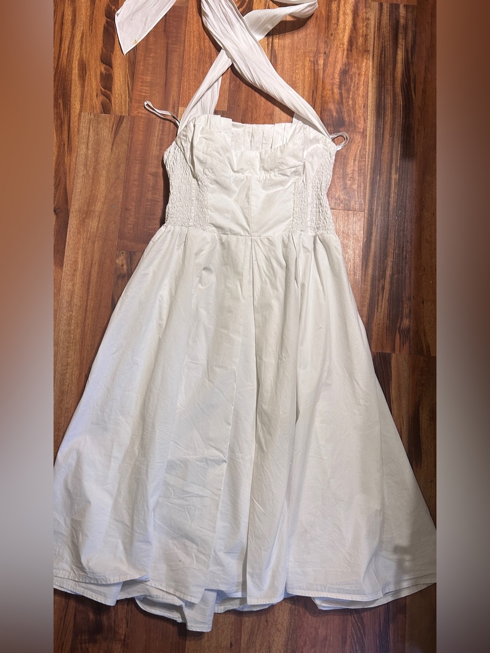 Unique Vintage Halter Swing Dress